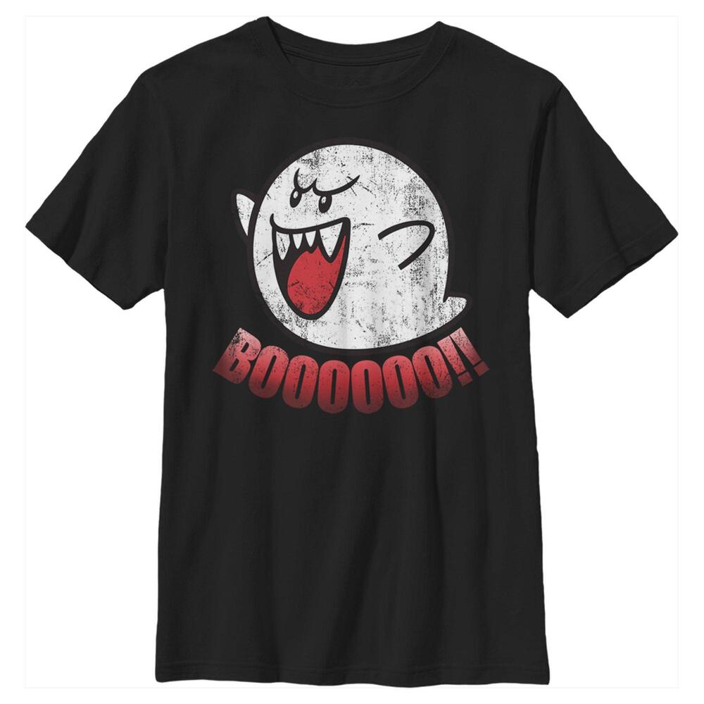 Boys Nintendo Retro Boo Ghost Tshirt